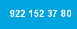 922 152 37 80 922 152 37 80